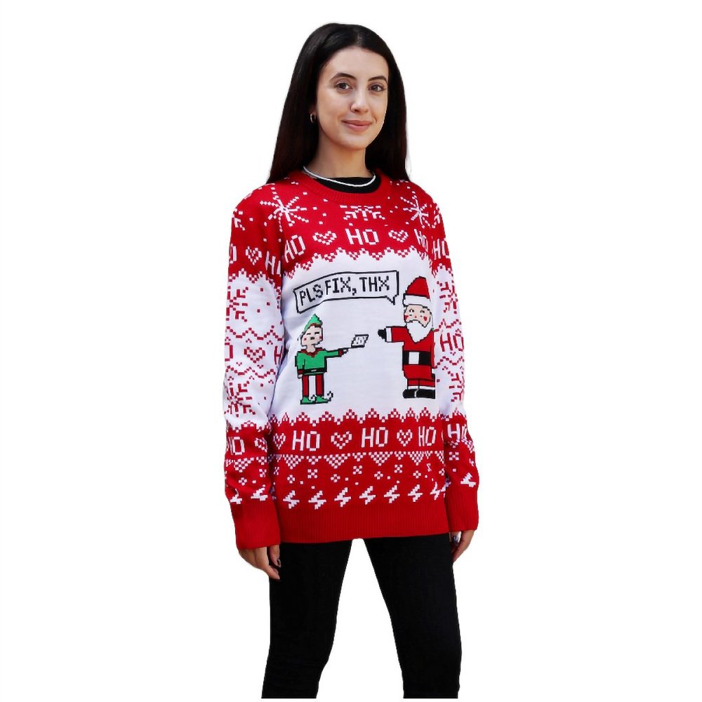 Women’s Pls Fix Thx Ugly Christmas Sweater